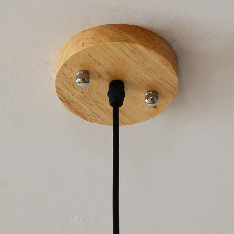 15 Inch Rustic Pineapple Ash Wood Pendant Light Handcrafted Wooden Hanging Lamp for Kitchen Island