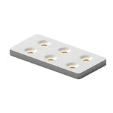Modern Geometric Ultra Thin LED Ceiling Light with Honeycomb Anti Glare Filter