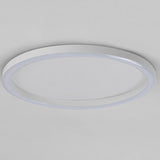 16 Inch Dimmable Round LED Flush Mount Ceiling Light Modern Simple Circle Lamp with Remote Control