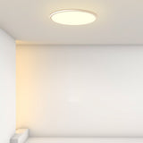 Modern 16 Inch Ultra Thin LED Round Flush Mount Ceiling Light for Bedroom and Living Room