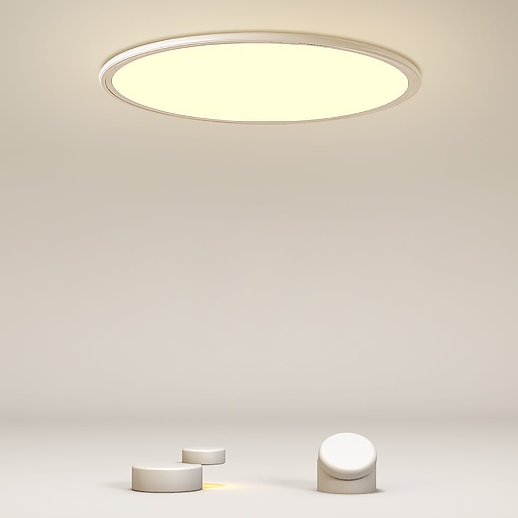 Modern 16 Inch Ultra Thin LED Round Flush Mount Ceiling Light for Bedroom and Living Room
