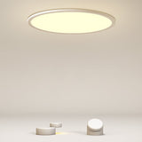 Modern 16 Inch Ultra Thin LED Round Flush Mount Ceiling Light for Bedroom and Living Room