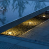 16 Pack Waterproof LED Recessed Deck Lights for Outdoor Stairs and Garden Pathways