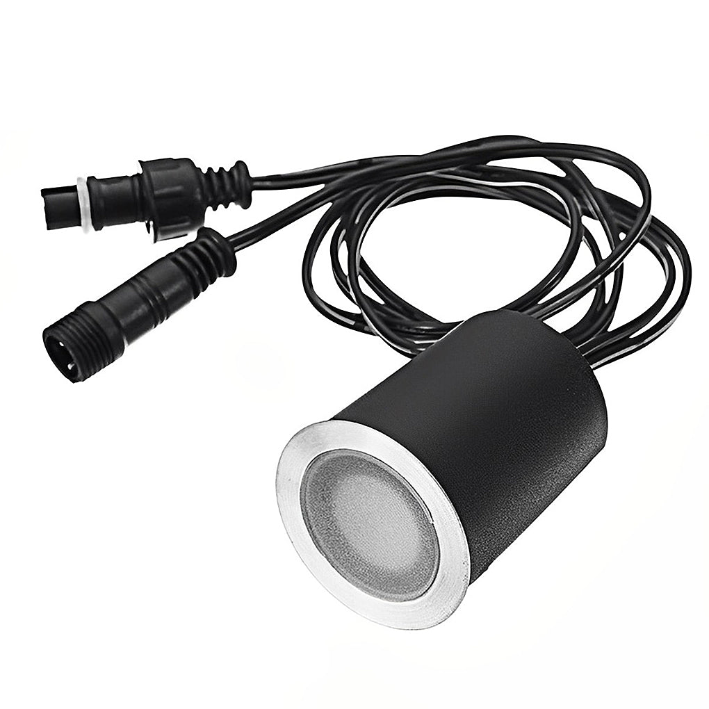 16 Pack Waterproof LED Recessed Deck Lights for Outdoor Stairs and Garden Pathways