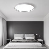 16 Inch Modern Round LED Flush Mount Ceiling Light with Acrylic Edge Design