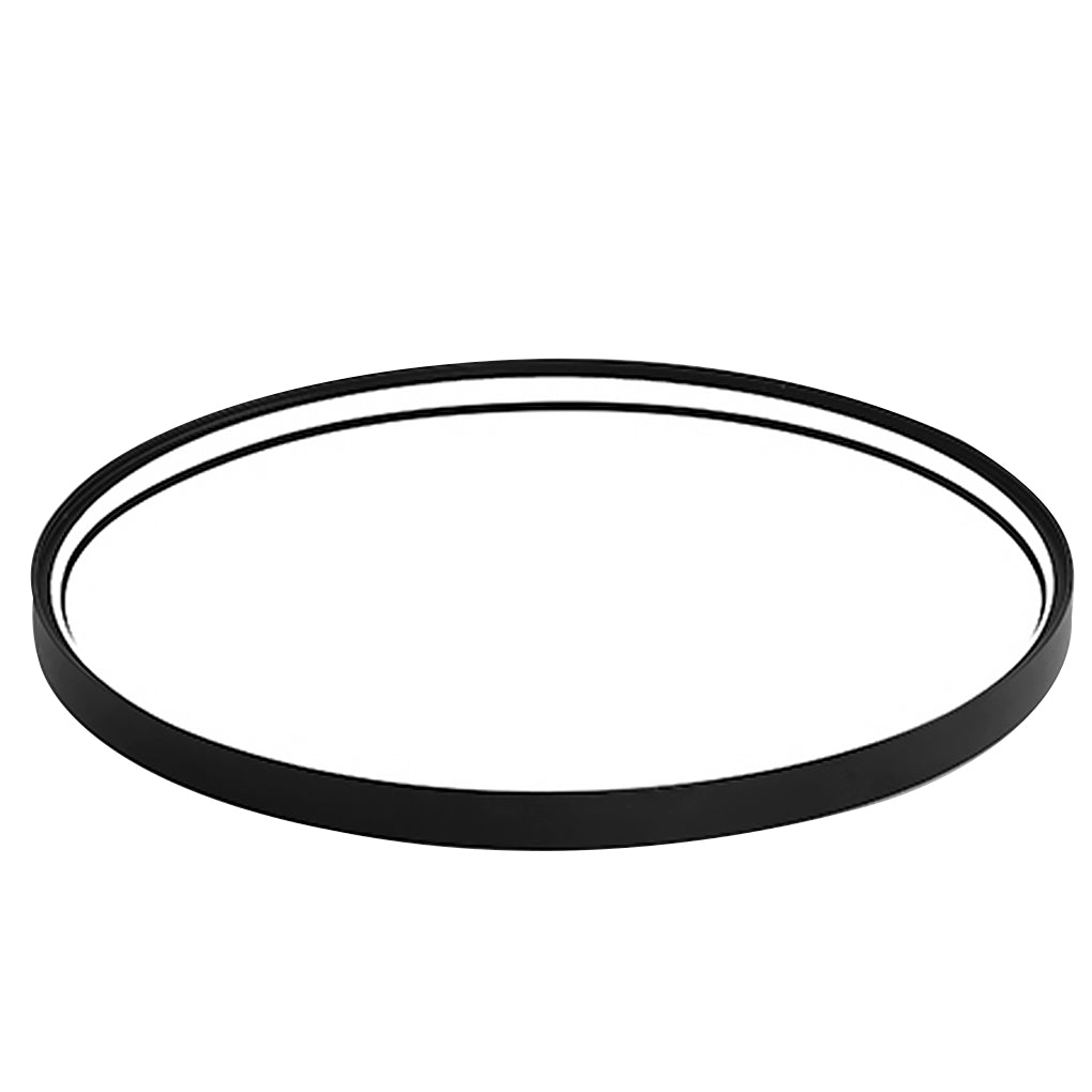 16 Inch Modern Round LED Flush Mount Ceiling Light with Acrylic Edge Design