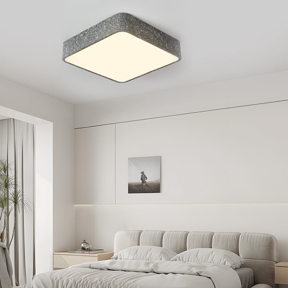 Nordic LED Flush Mount Ceiling Light with 3 Color Dimming for Modern Interiors