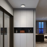 Modern Geometric Ultra Thin LED Ceiling Light with Honeycomb Anti Glare Filter