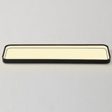 Modern 18 Inch Rectangular LED Flush Mount Ceiling Light with Remote Control for Kitchen Hallway