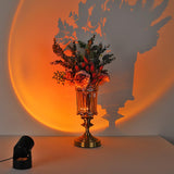 Modern Sunset Projection LED Night Light Table Lamp for Bedroom and Atmosphere
