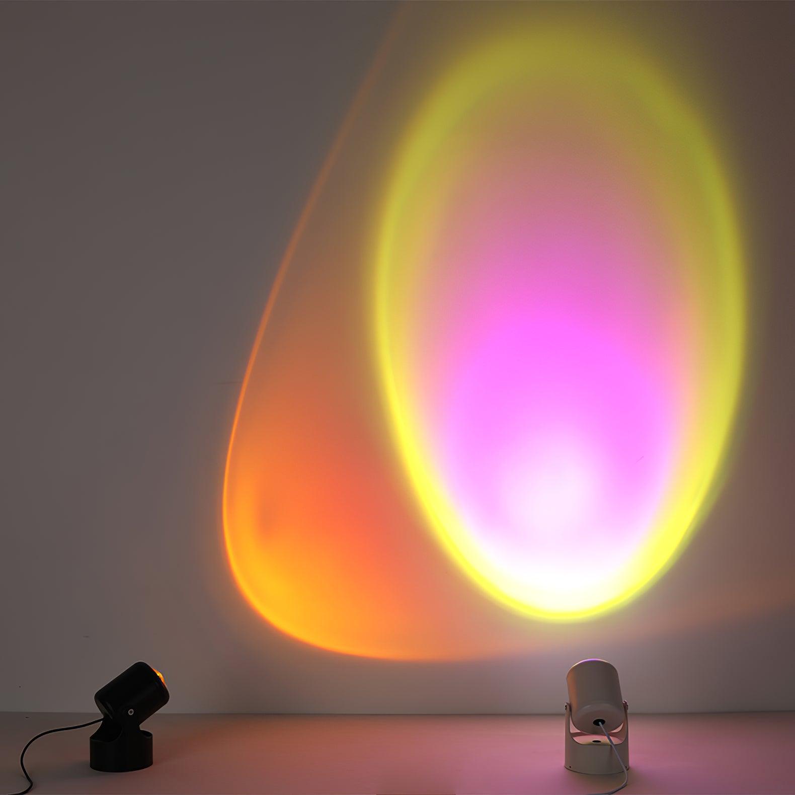 Modern Sunset Projection LED Night Light Table Lamp for Bedroom and Atmosphere