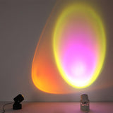 Modern Sunset Projection LED Night Light Table Lamp for Bedroom and Atmosphere