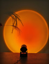 Modern Sunset Projection LED Night Light Table Lamp for Bedroom and Atmosphere