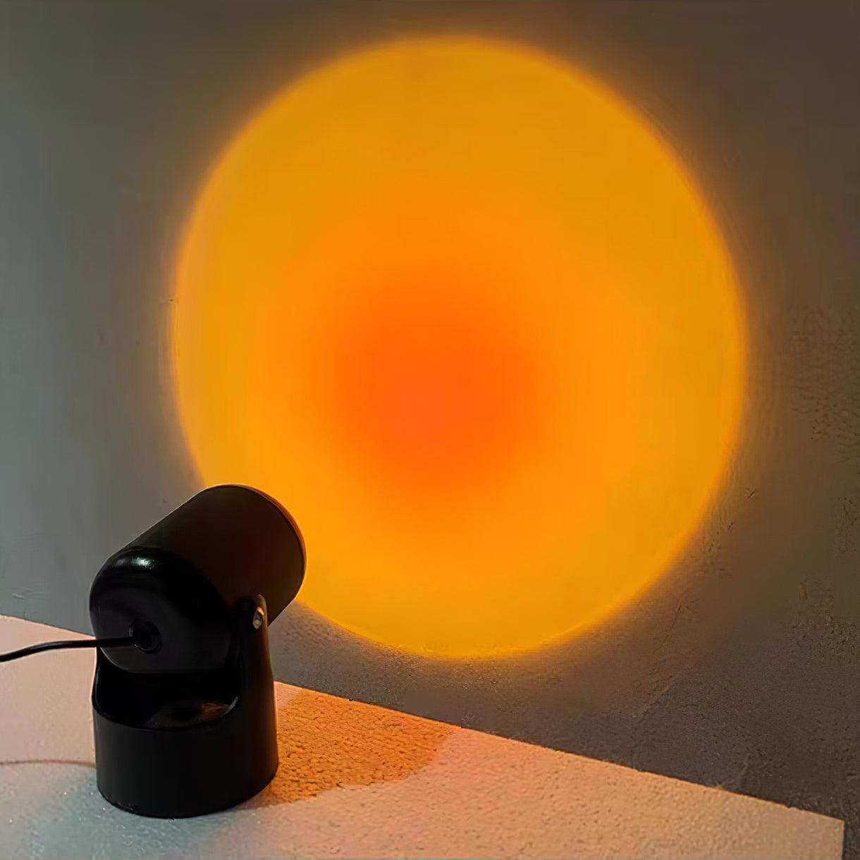 Modern Sunset Projection LED Night Light Table Lamp for Bedroom and Atmosphere