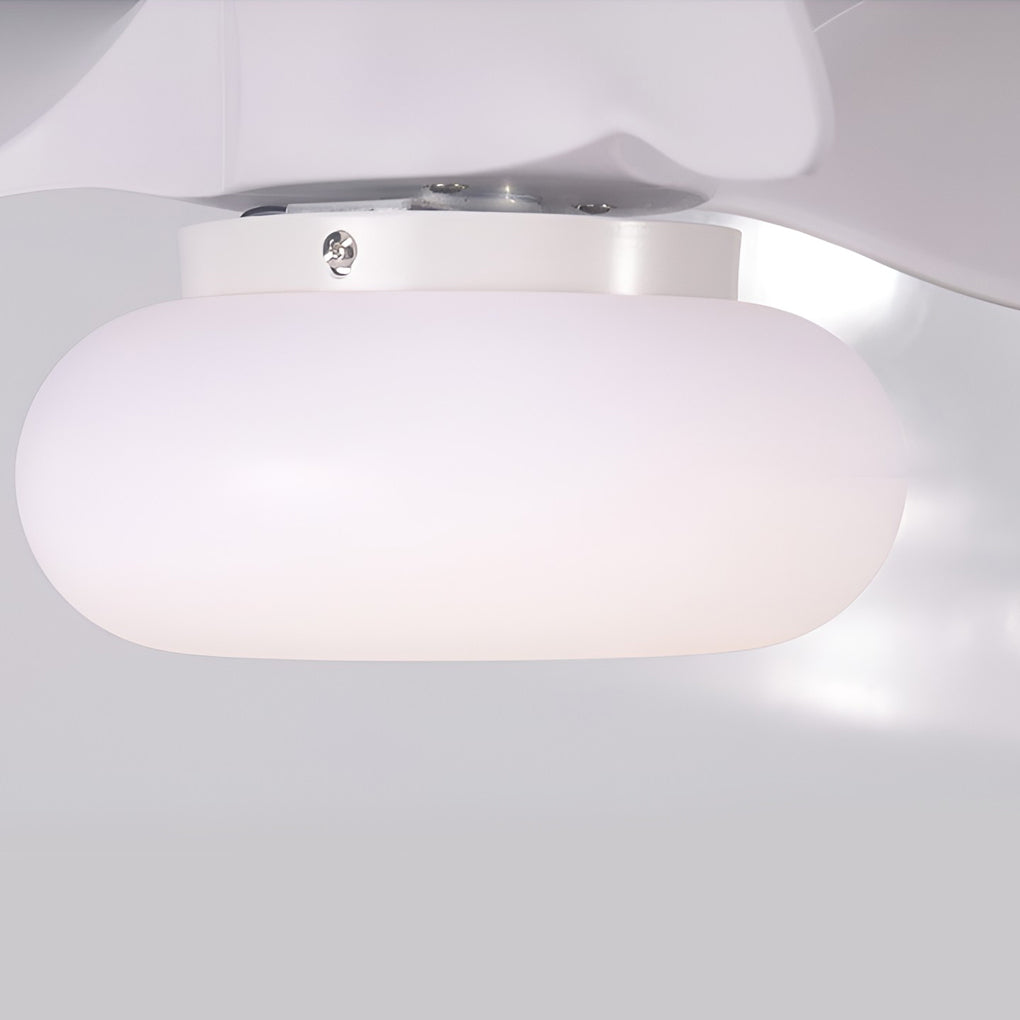 Nordic Style Macaron Color LED Ceiling Fan with Inverter Motor and Remote Control Dimming
