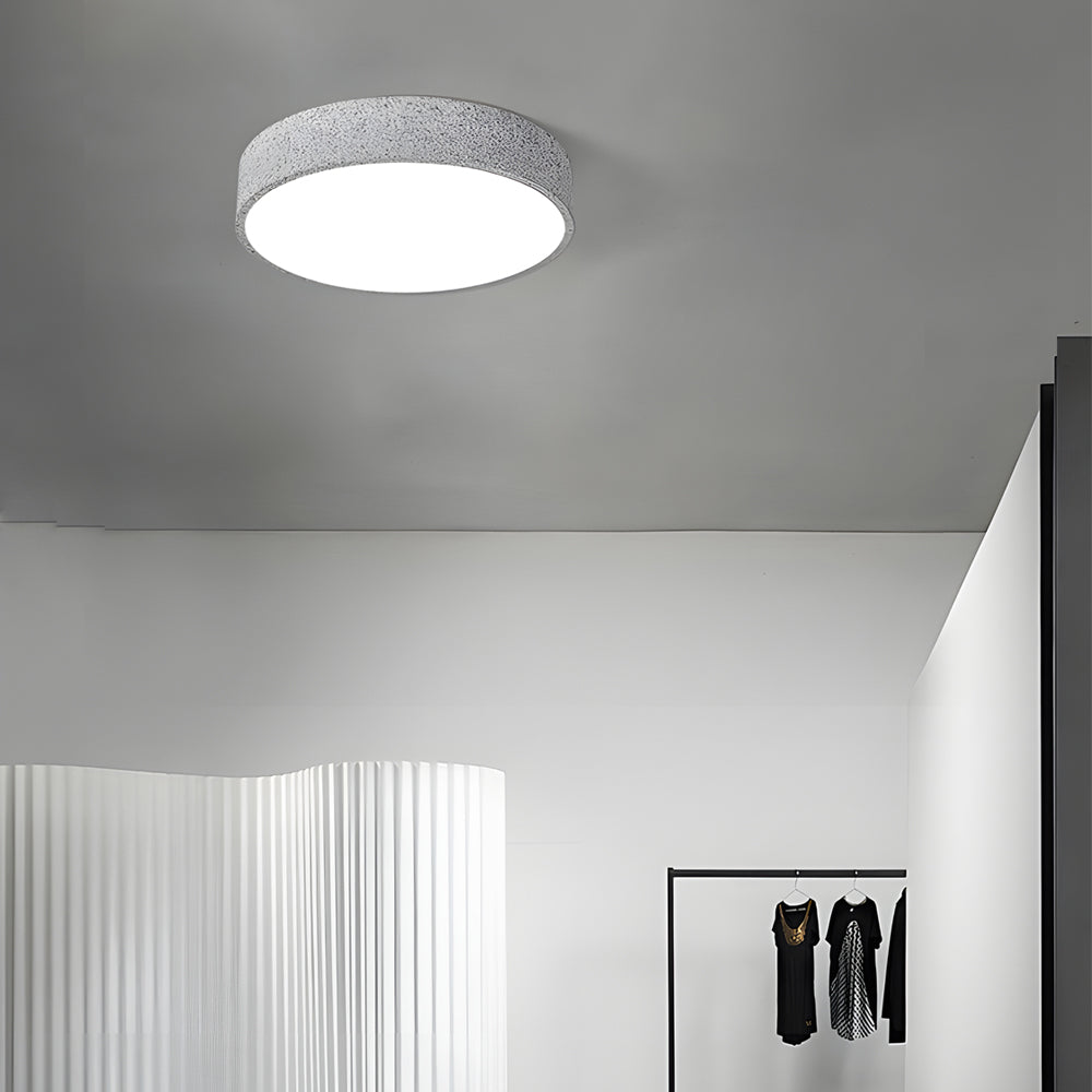 Nordic LED Flush Mount Ceiling Light with 3 Color Dimming for Modern Interiors