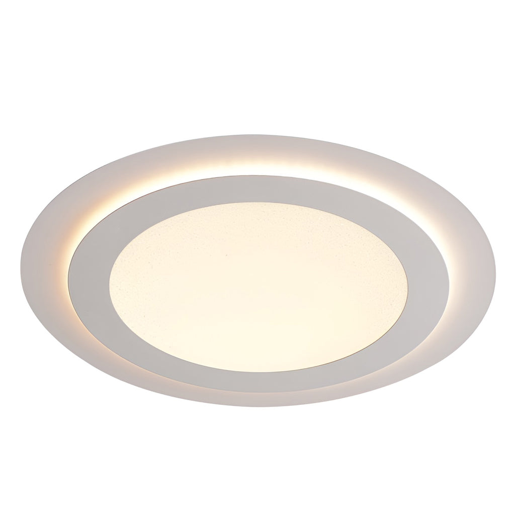 Modern Square and Circular LED Ceiling Lamp with Stepless Dimming Minimalist Flush Mount Light