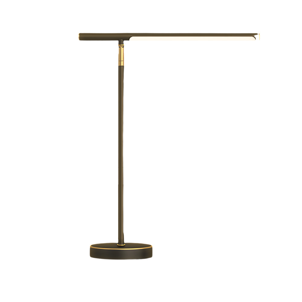 Nordic Copper Adjustable LED Desk Lamp Minimalist Task Light for Home Office and Study
