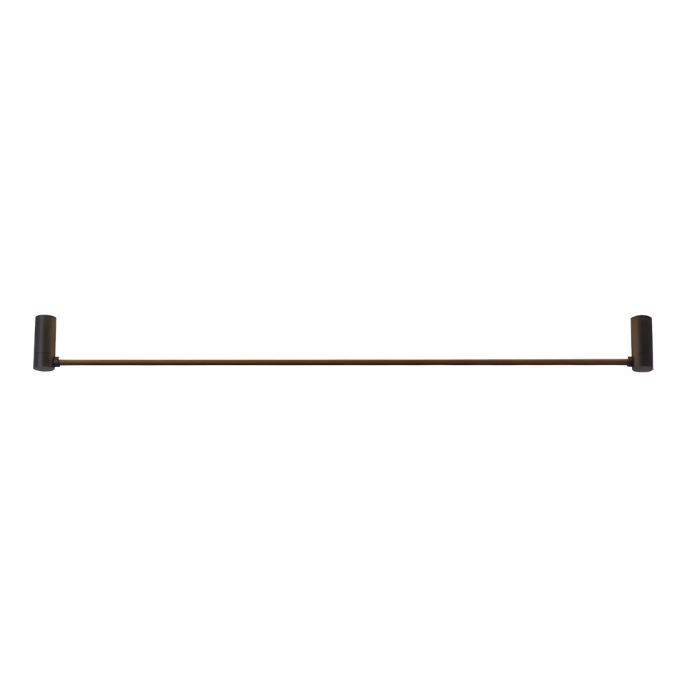 Rotatable Modern Black LED Linear Ceiling Light Fixture for Hallway and Living Room