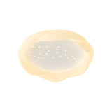 Modern Milky White LED Ceiling Light Round Flush Mount with 3 Step Dimming PE Shade