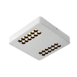 Modern Minimalist Aluminum LED Flush Mount Ceiling Downlight in Square or Rectangular Design