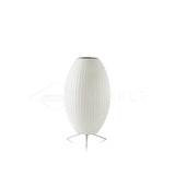 Modern Tripod Accent Table Lamp with White Polymer Bubble Shade for Elegant Interior Lighting