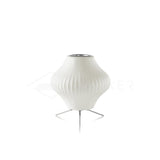 Modern Tripod Accent Table Lamp with White Polymer Bubble Shade for Elegant Interior Lighting