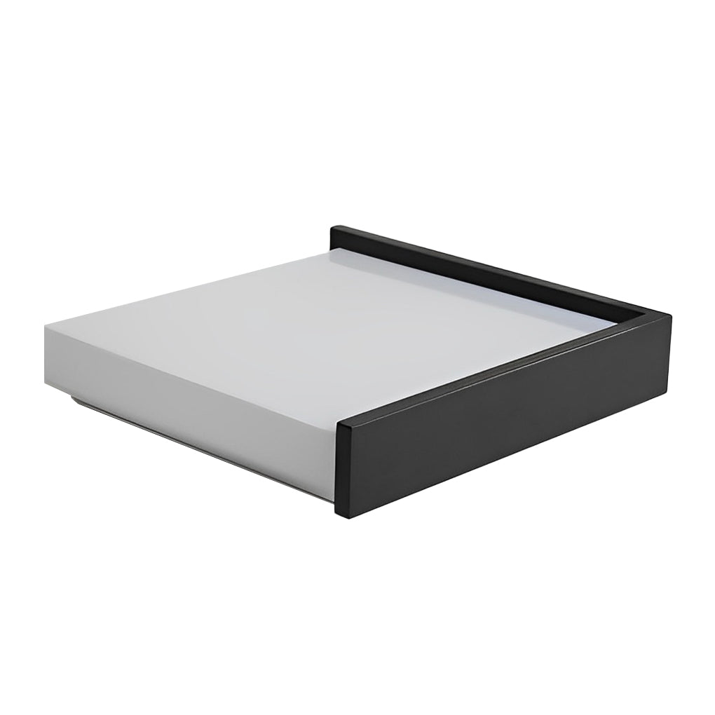 Modern Nordic Square LED Flush Mount Ceiling Lamp with Stepless Dimming