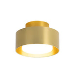 Modern Minimalist Round Aluminum LED Flush Mount Ceiling Lamp for Corridors and Entrances