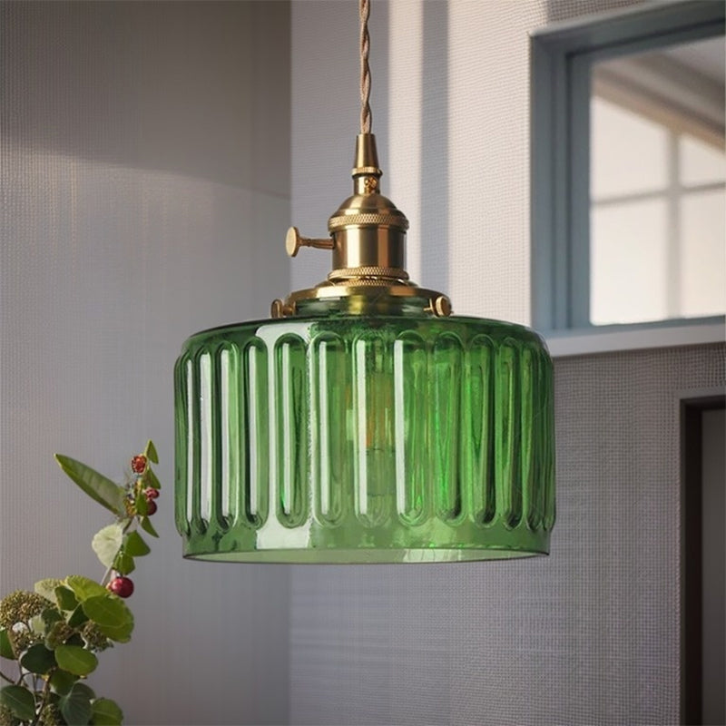 Vintage Crystal Hanging Lamp