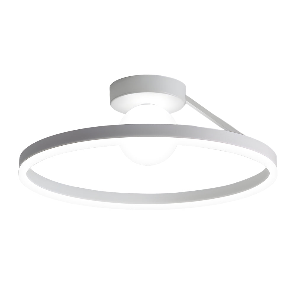 Modern LED Minimalist Ball Ceiling Light Fixture with 3 Step Dimming for Bedrooms and Living Rooms