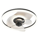 Modern 20 Inch Low Profile Inverter Ceiling Fan Light with Remote Control and Stepless Dimming