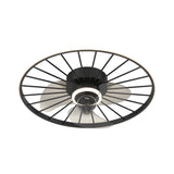 Nordic Low Profile Ceiling Fan with Three Color Dimming LED Lighting and Quiet Motor