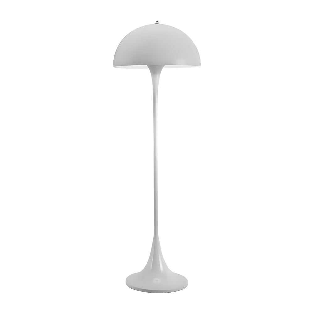 Modern White Mushroom Dome Floor Lamp with 3 Step Dimmable Color Temperature