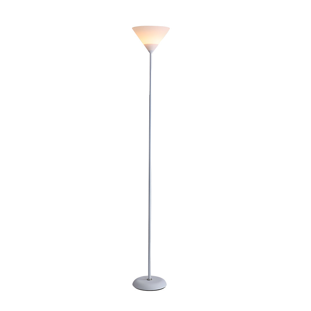 Modern 67 Inch Torchiere Floor Lamp with Adjustable Side Reading Light and Color Dimming