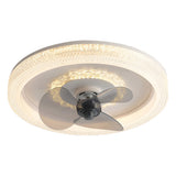Modern Dimmable LED Ceiling Fan with 360 Degree Rotation and Remote Control for Bedroom