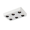 Ultra Thin Rectangular LED Flush Mount Ceiling Light Honeycomb Anti Glare Indoor Aluminum Fixture