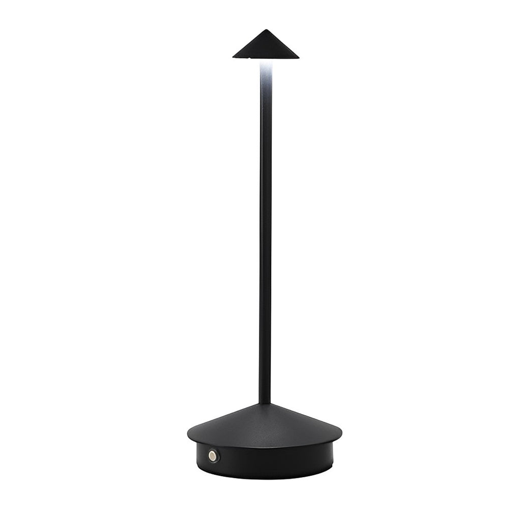 Portable Mushroom LED Cordless Table Lamp Rechargeable Bedside Light for Modern Living Room Decor
