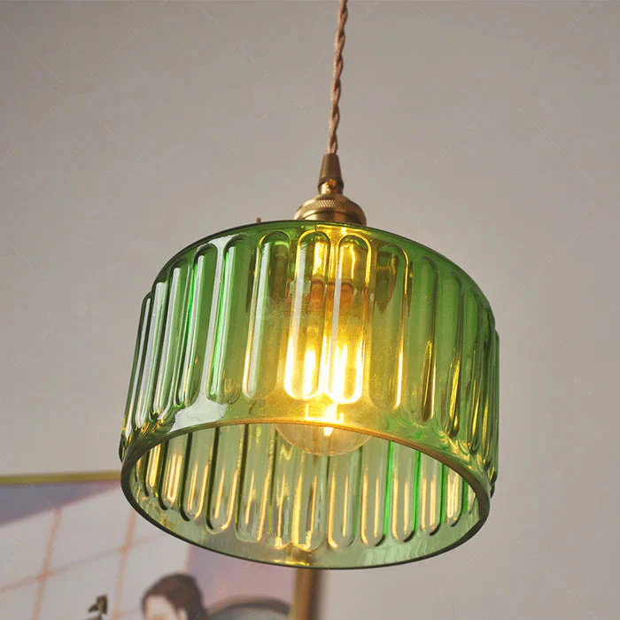 Vintage Crystal Hanging Lamp