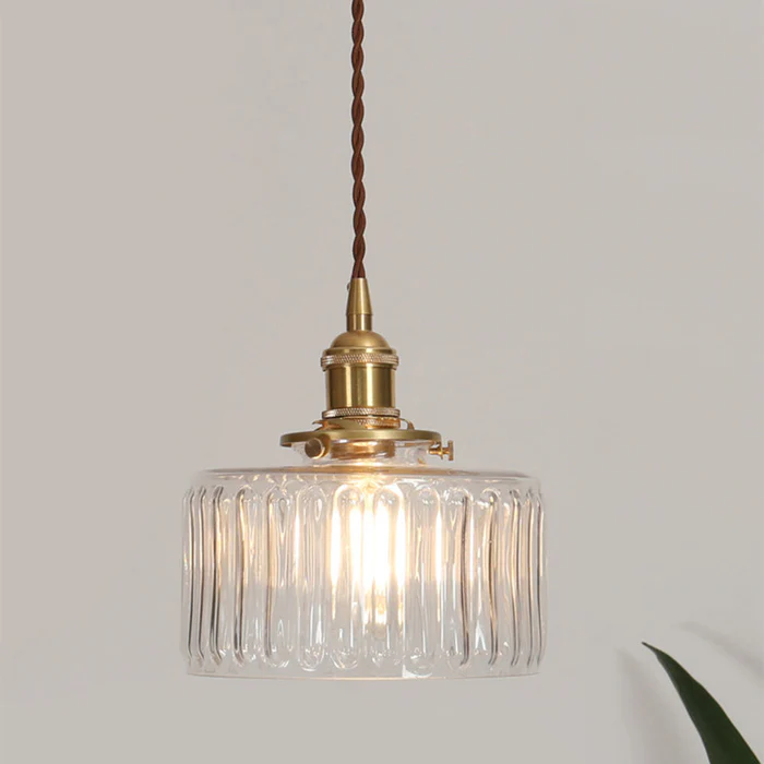 Vintage Crystal Hanging Lamp