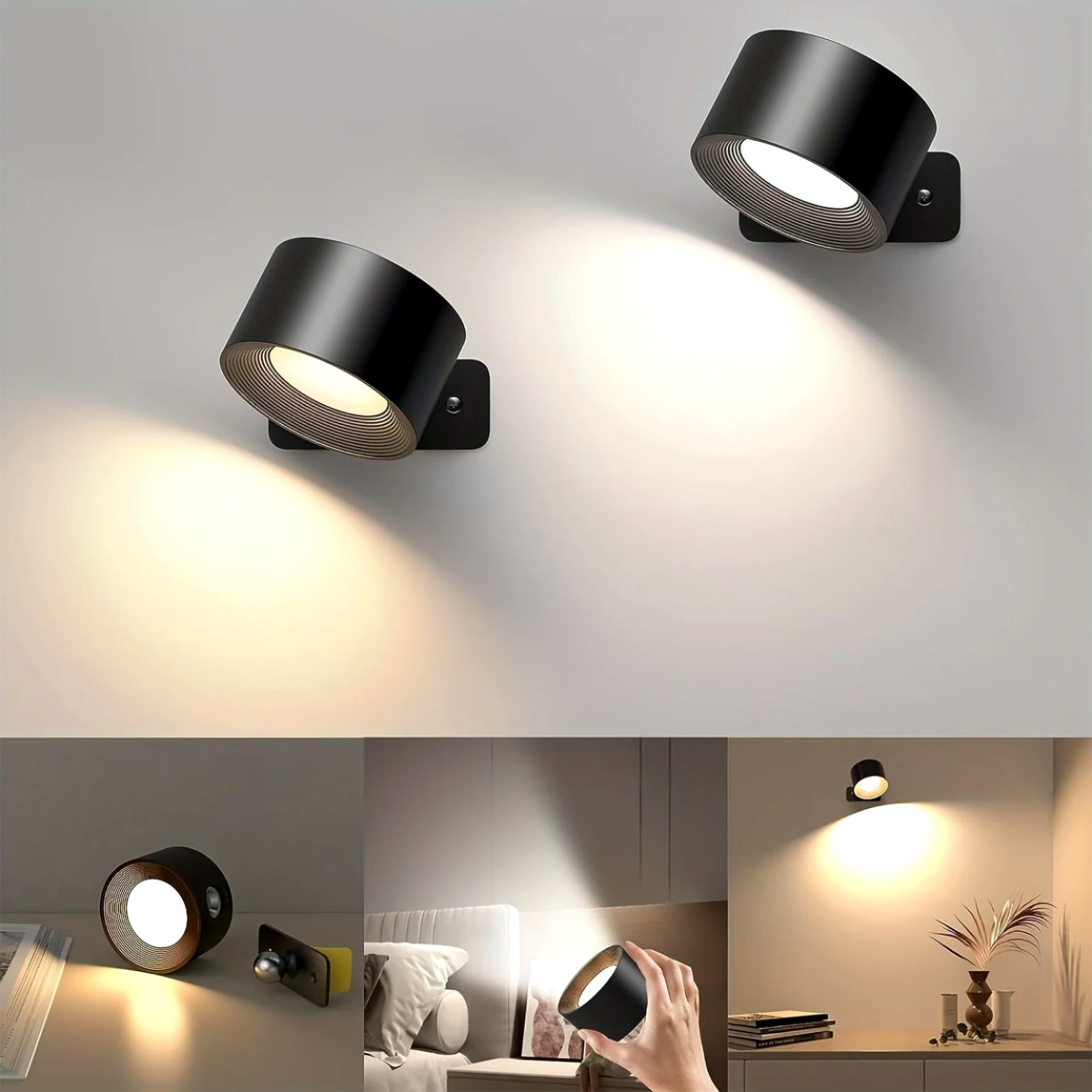 Allo Living Modern 360° Rotatable LED Wall Light