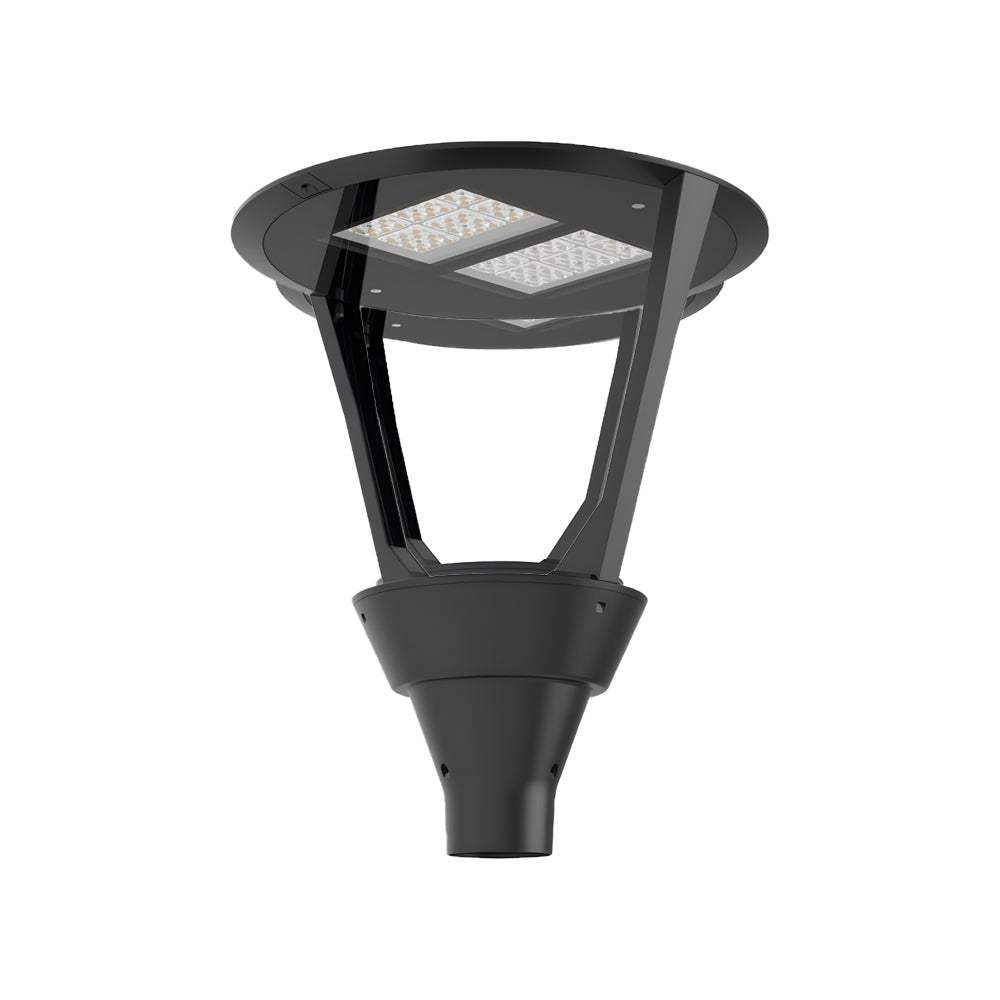 21 Inch Black Outdoor Post Top LED Lantern for Garden and Street Lighting
