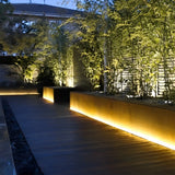 24V Waterproof Recessed Silicone LED Strip Lights Side Emitting for Outdoor Steps and Decks