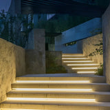 24V Waterproof Recessed Silicone LED Strip Lights Side Emitting for Outdoor Steps and Decks