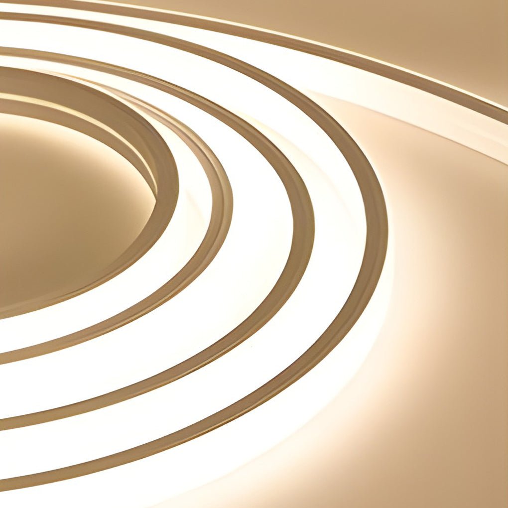 24V Waterproof Recessed Silicone LED Strip Lights Side Emitting for Outdoor Steps and Decks