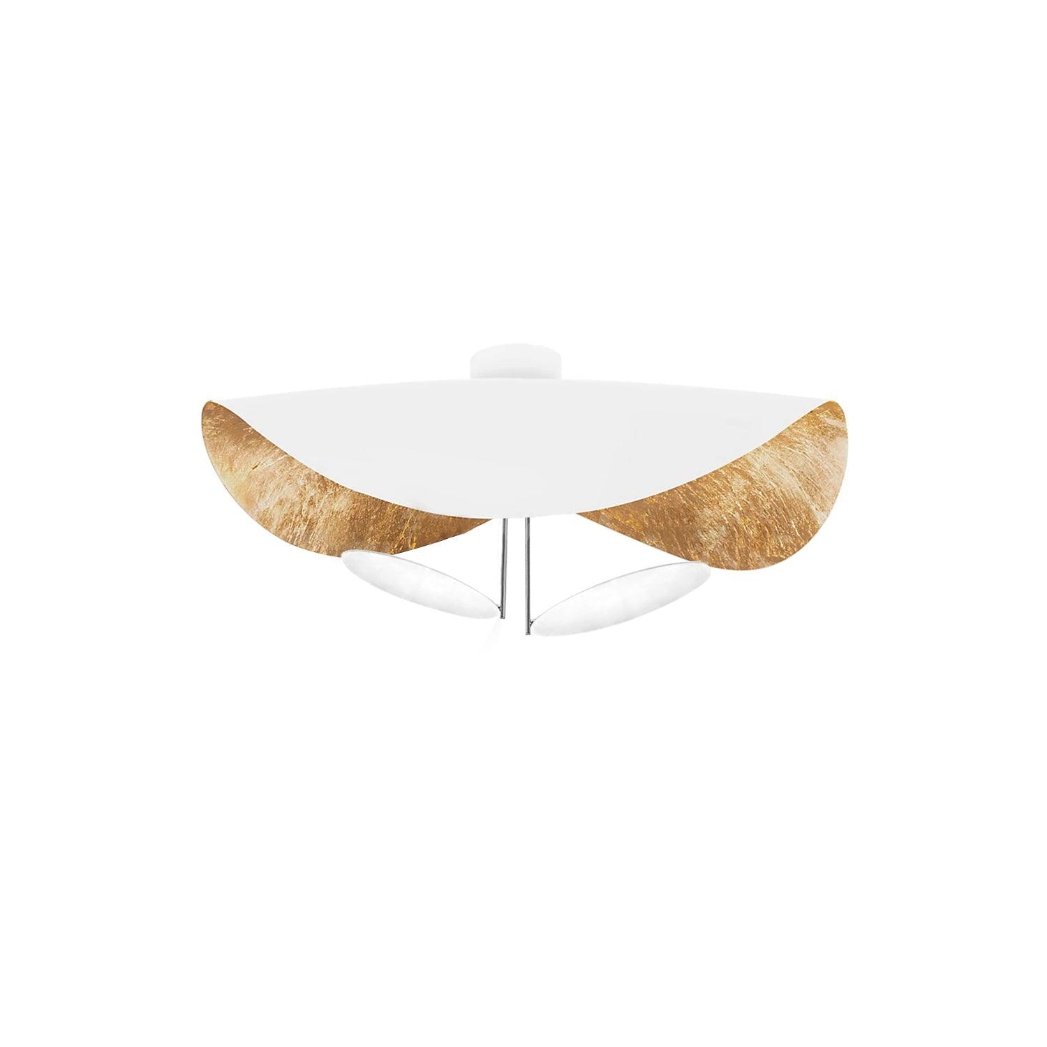 Giorgio Modern LED Flush Mount Ceiling Light with Minimalist Curved Disc Shade