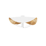 Giorgio Modern LED Flush Mount Ceiling Light with Minimalist Curved Disc Shade