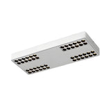 Modern Minimalist Aluminum LED Flush Mount Ceiling Downlight in Square or Rectangular Design