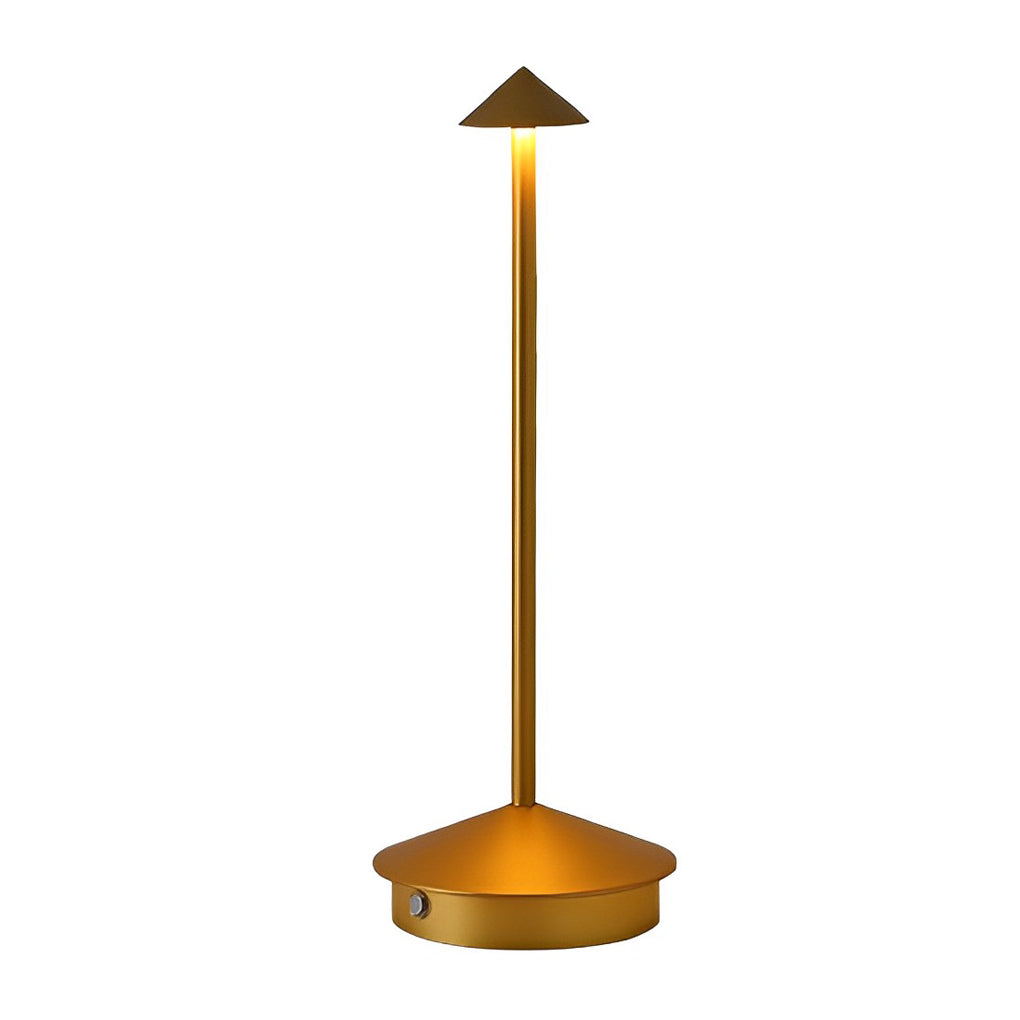 Portable Mushroom LED Cordless Table Lamp Rechargeable Bedside Light for Modern Living Room Decor