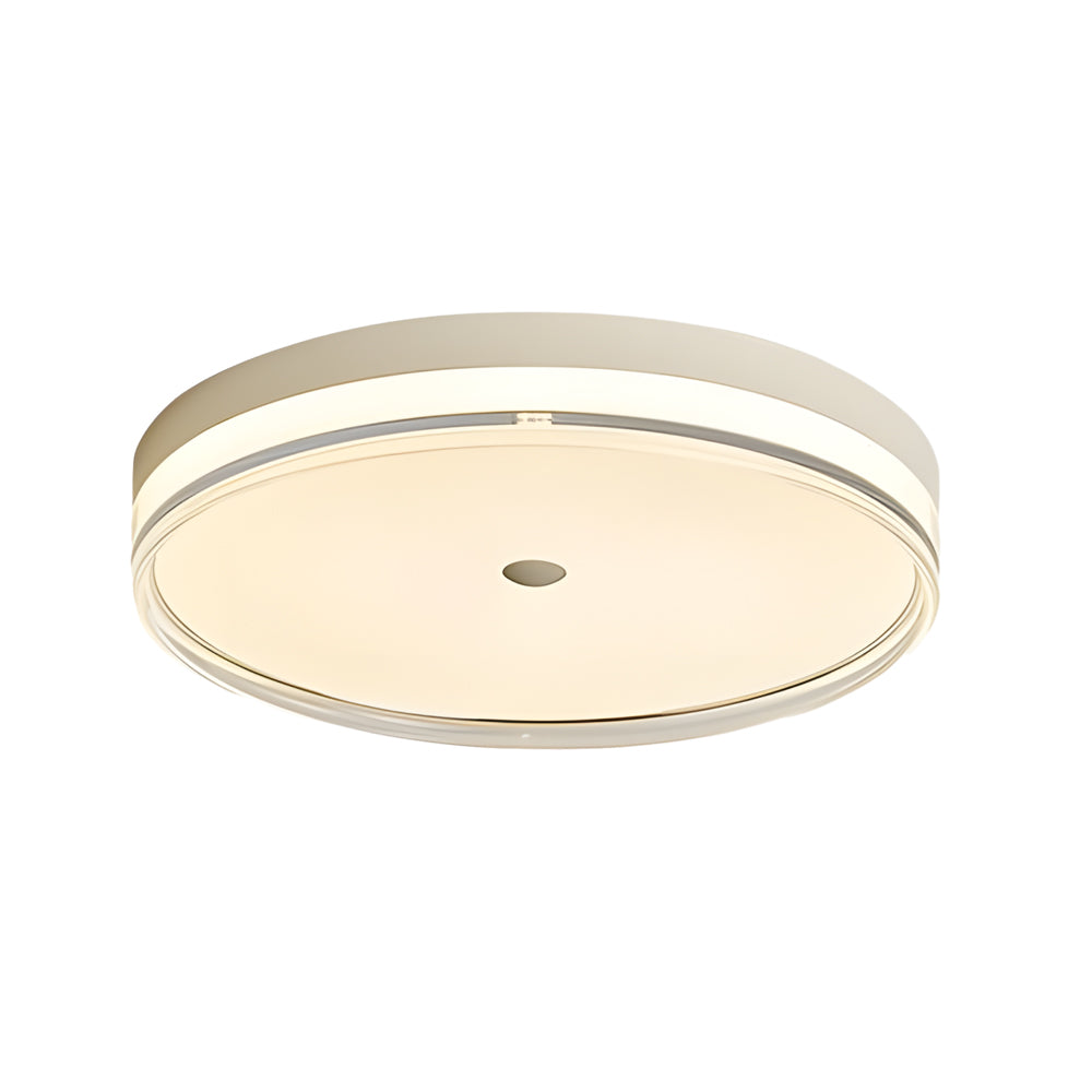 Dimmable Circular LED Ceiling Light with Acrylic Shade and Modern Minimalist Design